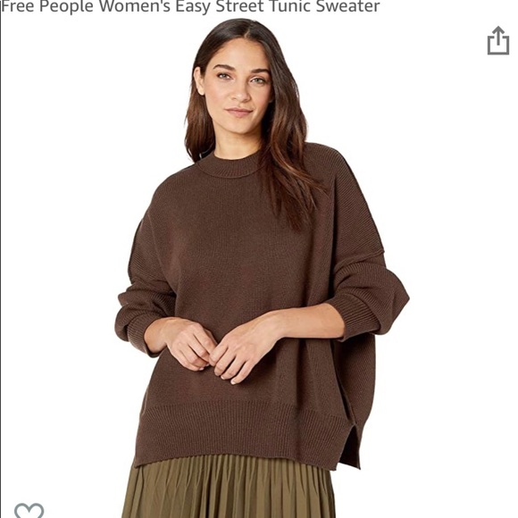 Free People Easy Street Tunic Chocolate 